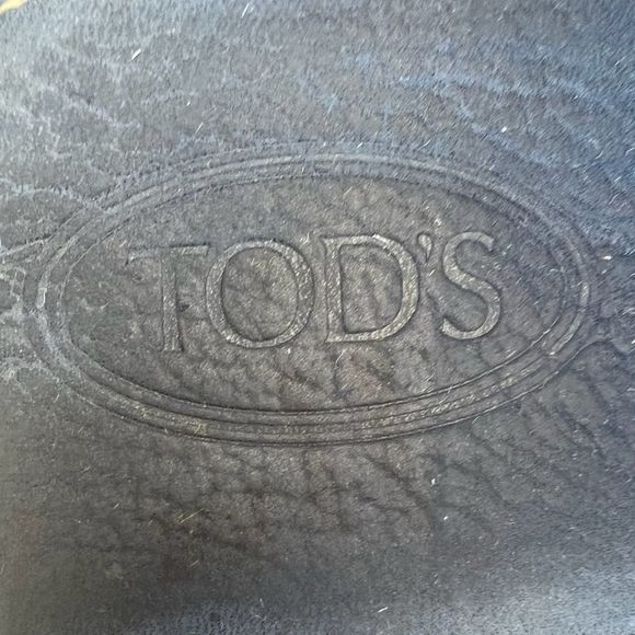 Tod's Wonen’s Blue Leather Gommino Driving Loafers Size 6 1/2 - Picture 13 of 13